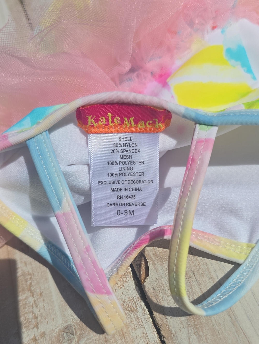 Kate Mack Ice Cream Ruffle Bathing Suit - Picture 5 of 6